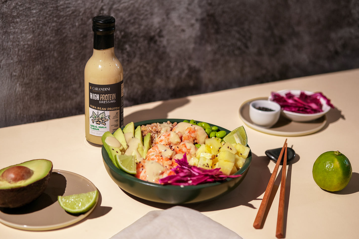 <tc>HIGH PROTEIN DRESSING with Faba Bean Protein - GARLIC RANCH FLAVOR</tc>