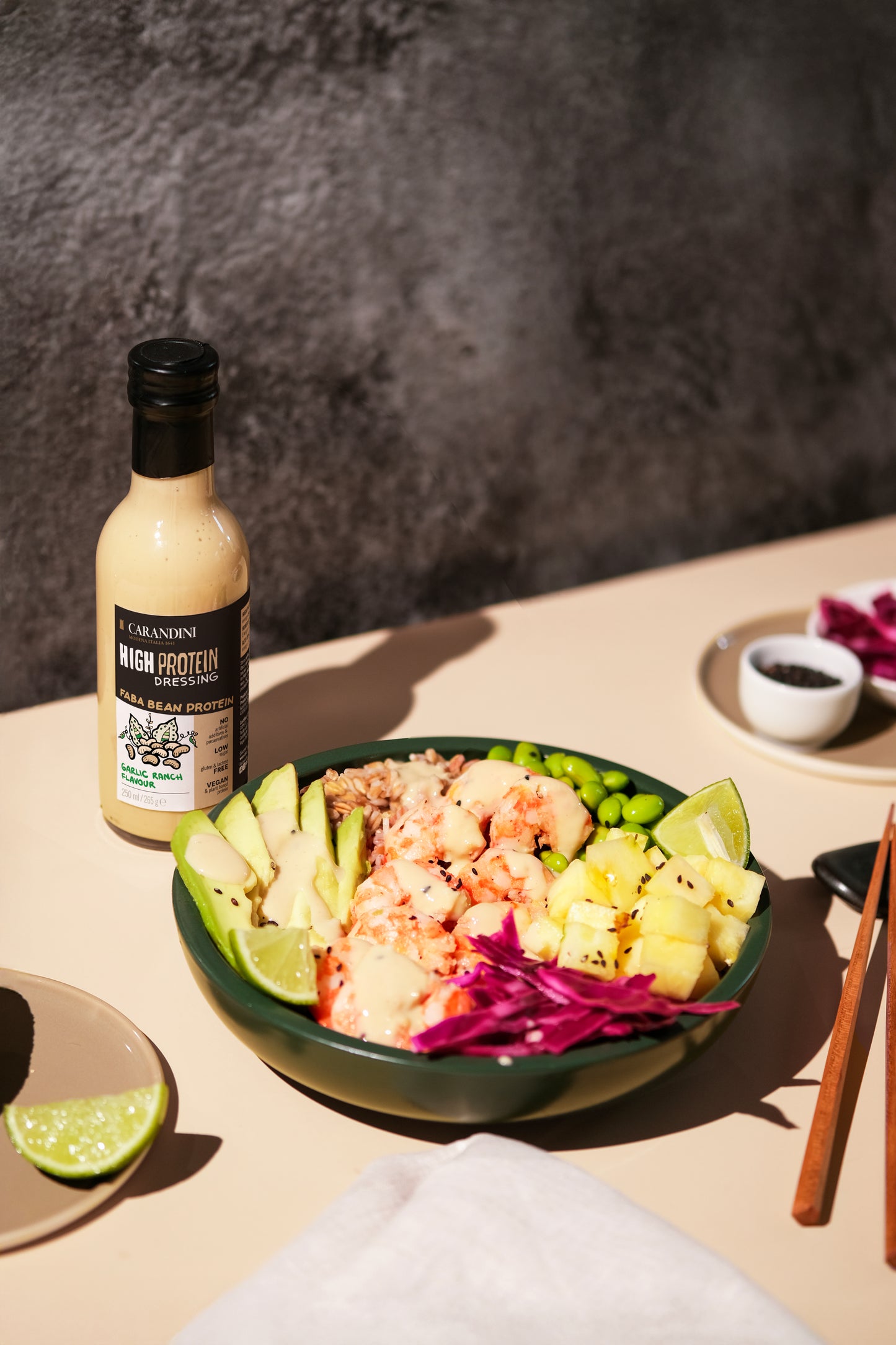 <tc>HIGH PROTEIN DRESSING with Faba Bean Protein - GARLIC RANCH FLAVOR</tc>