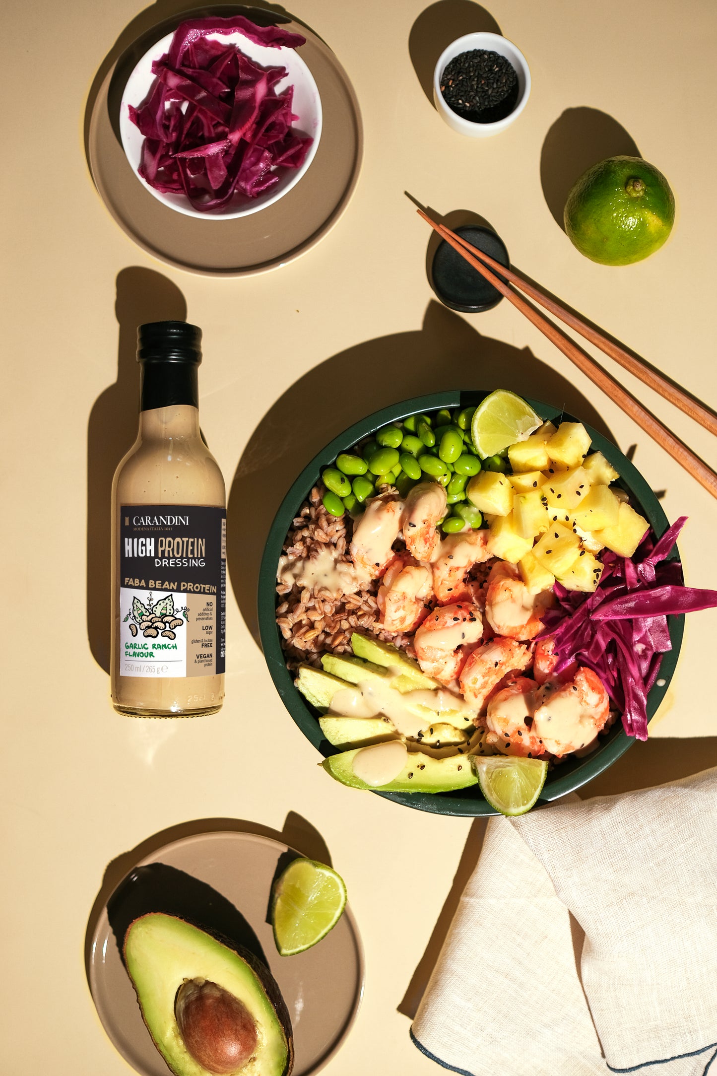 <tc>HIGH PROTEIN DRESSING with Faba Bean Protein - GARLIC RANCH FLAVOR</tc>