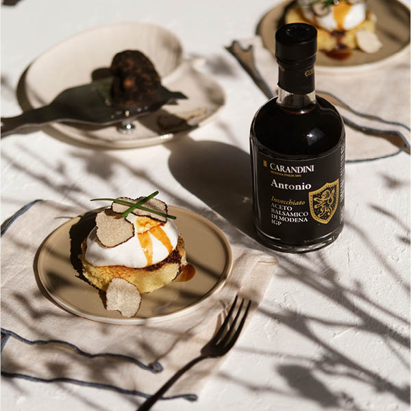 DUO KIT ANTONIO Aceto Balsamico di Modena IGP Invecchiato e BIANCA Condimento Bianco