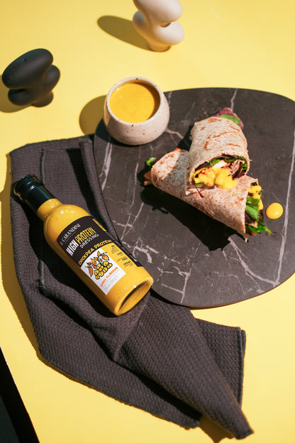 <tc>HIGH PROTEIN DRESSING with Chickpea Protein  - CURRY FLAVOR</tc>