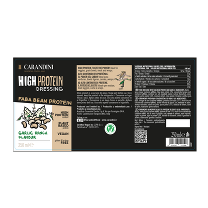 HIGH PROTEIN DRESSING con Proteine della Fava - GUSTO RANCH ALL'AGLIO
