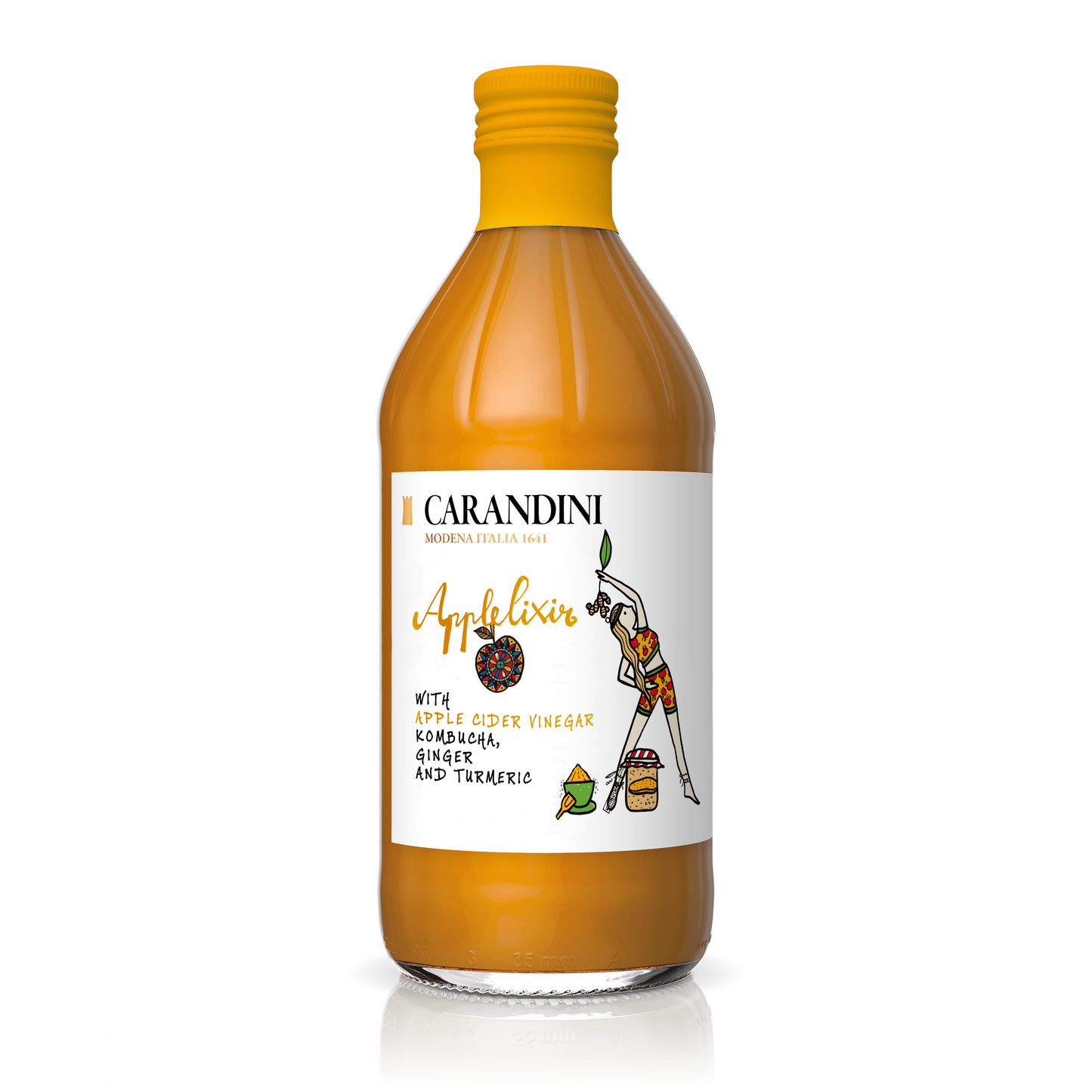 Applelixir with Apple Cider Vinegar, Kombucha, Ginger and Turmeric