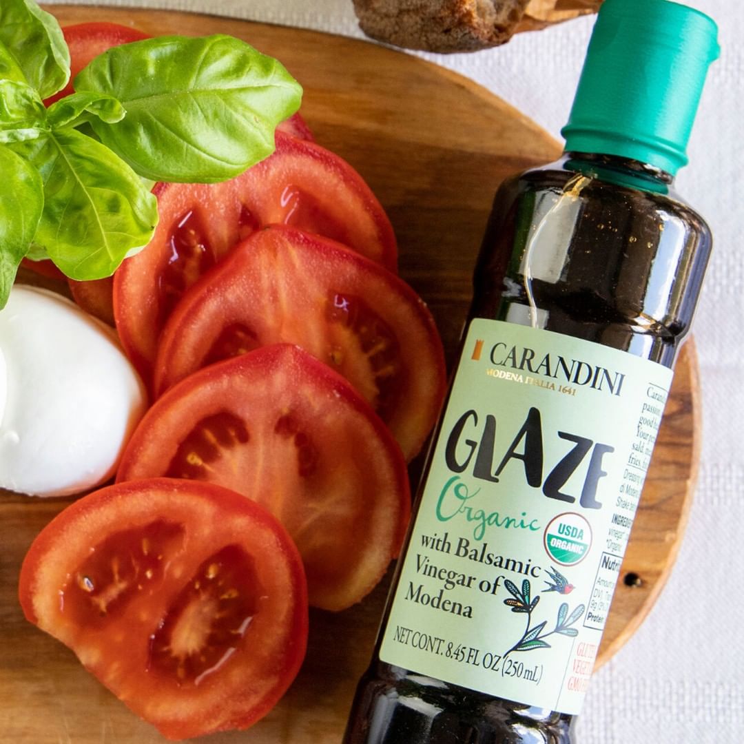 Organic Balsamic Glaze with Balsamic Vinegar of Modena